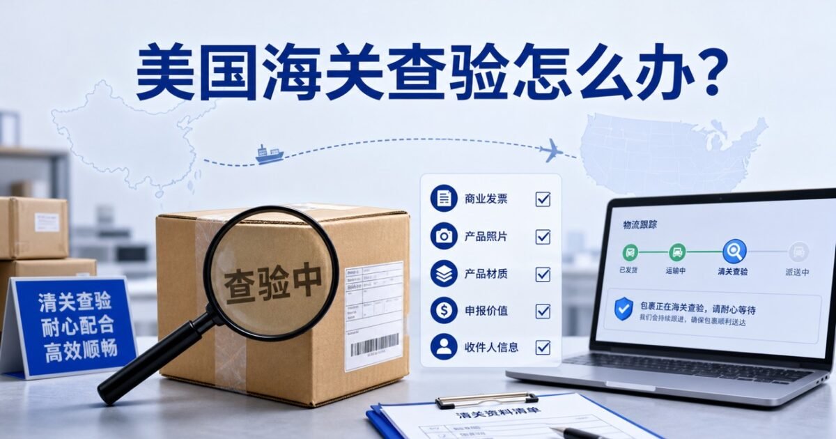 美国海关查验和小包扣关资料补充示意图