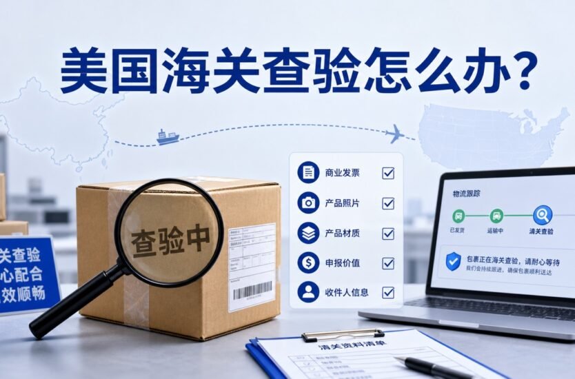 美国海关查验和小包扣关资料补充示意图