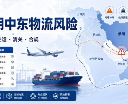 伊朗中东物流风险海运空运清关合规特色图