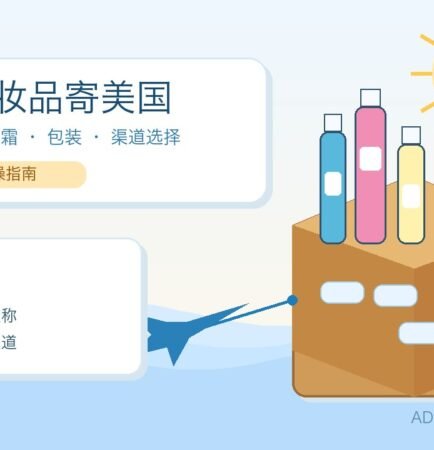 夏季化妆品寄美国包装和敏感货小包物流特色图