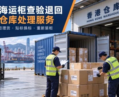 欧美海运柜查验退回后换标的业务